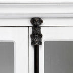 Coventry White Oak 4 Door Media Console - 72 x 17 x 36