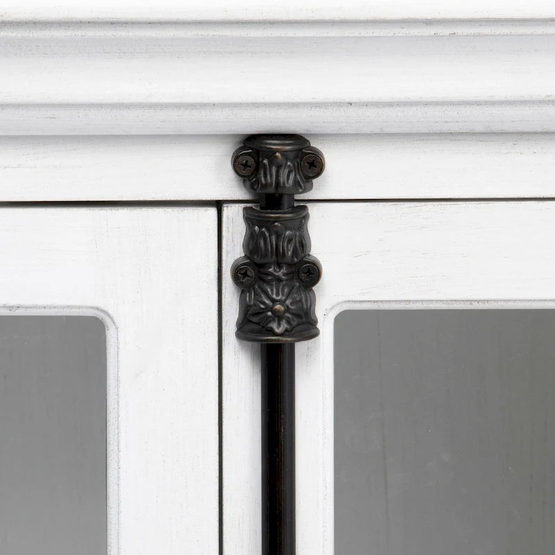 Coventry White Oak 4 Door Media Console - 72 x 17 x 36