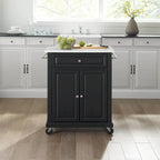 Portable Granite Top Kitchen Cart - 31W x 18D x 35.5H