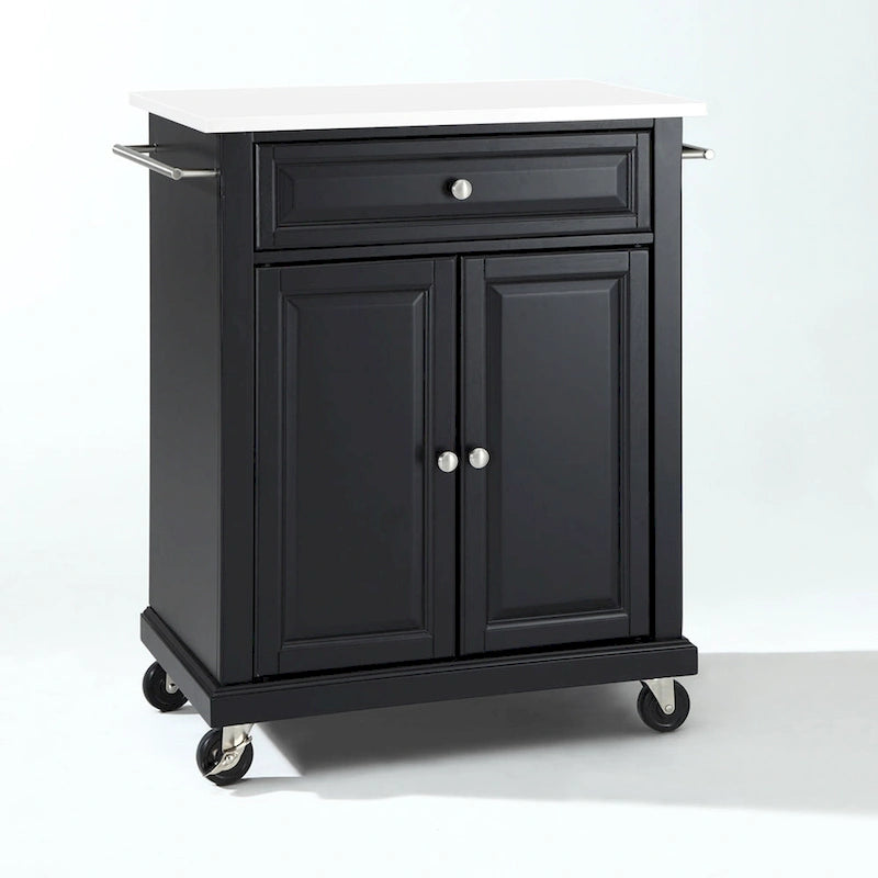 Portable Granite Top Kitchen Cart - 31W x 18D x 35.5H