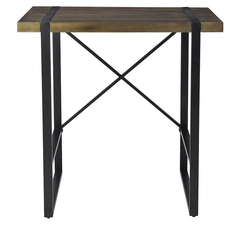 Josie 36W Mango Wood & Metal Standing Desk
