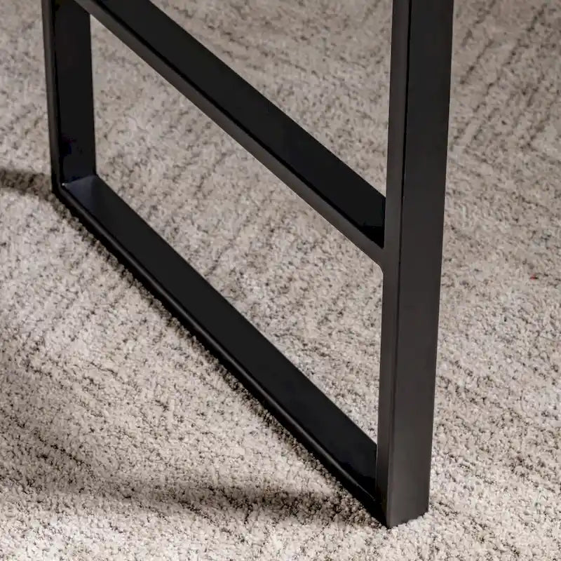 Josie 36W Mango Wood & Metal Standing Desk