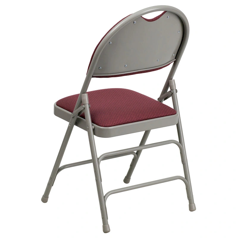 2 Pack Extra Large Ultra-Premium Triple Braced Folding Chair