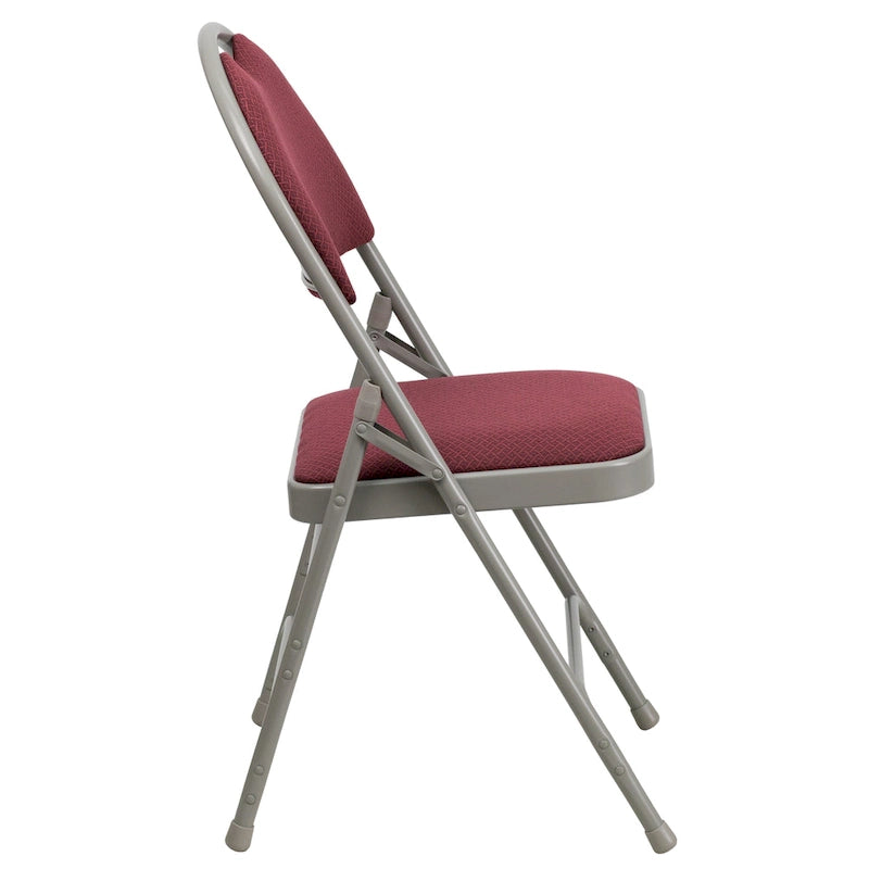 2 Pack Extra Large Ultra-Premium Triple Braced Folding Chair