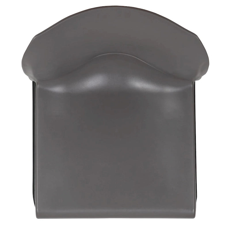 880 lb. Capacity Full Back Contoured Stack Chair with Powder Coated Sled Base