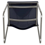880 lb. Capacity Full Back Contoured Stack Chair with Powder Coated Sled Base