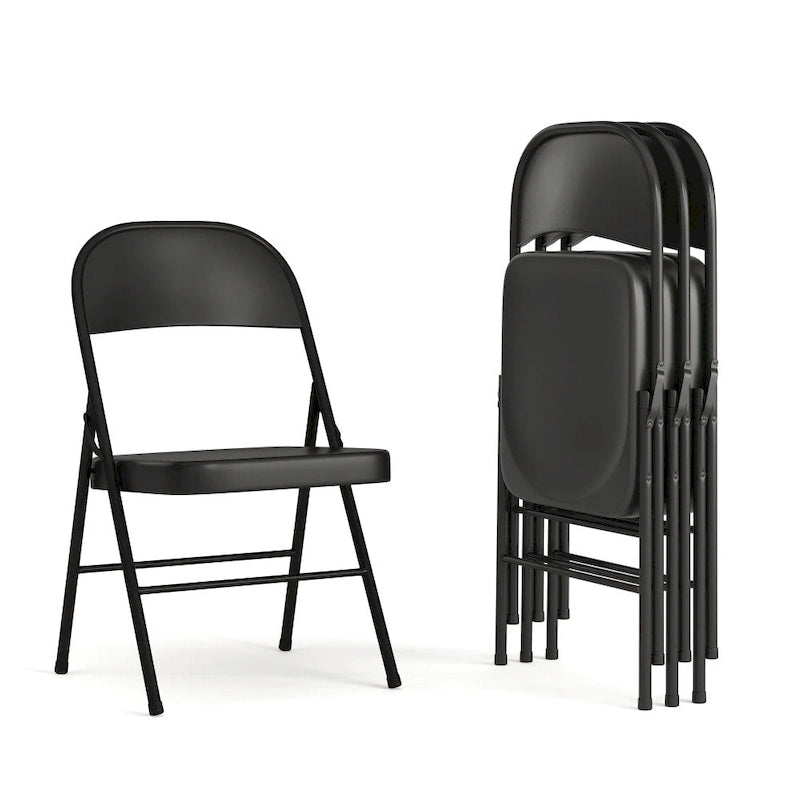 4 Pack Double Braced Metal Folding Chair