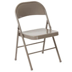 4 Pack Double Braced Metal Folding Chair