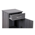 Alston 1-drawer and Cabinet Wood Nightstand