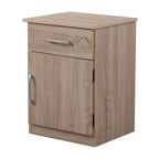 Alston 1-drawer and Cabinet Wood Nightstand