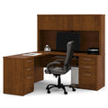 Bestar Embassy 6-drawer L-shaped Workstation Desk Kit