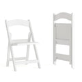 Set of 2 Folding Chairs with Padded Seats - 18D x 17.25W x 30.75H