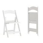 Set of 2 Folding Chairs with Padded Seats - 18D x 17.25W x 30.75H