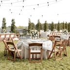 Set of 2 Folding Chairs with Padded Seats - 18D x 17.25W x 30.75H