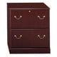 Bush Furniture Saratoga Executive Desk, Lateral File Cabinet and Two 5 Shelf Bookcases in Harvest Cherry