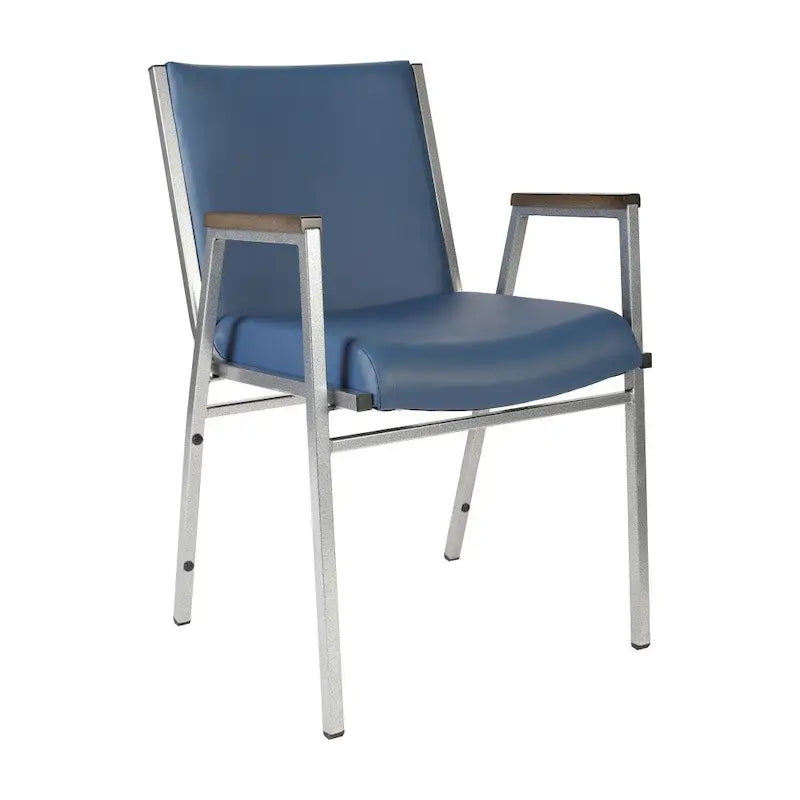 Heavy Duty Stack Chair with Arms - 21D x 21W x 31H