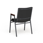 Heavy Duty Stack Chair with Arms - 21D x 21W x 31H