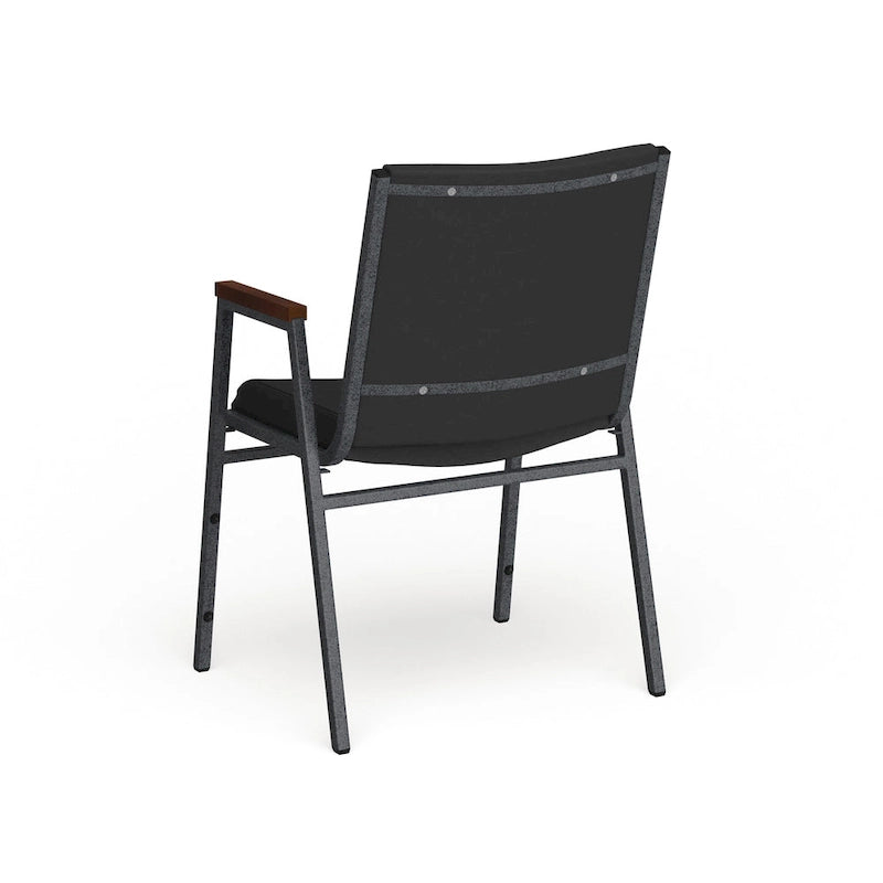 Heavy Duty Stack Chair with Arms - 21D x 21W x 31H