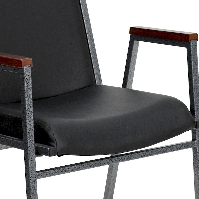 Heavy Duty Stack Chair with Arms - 21D x 21W x 31H