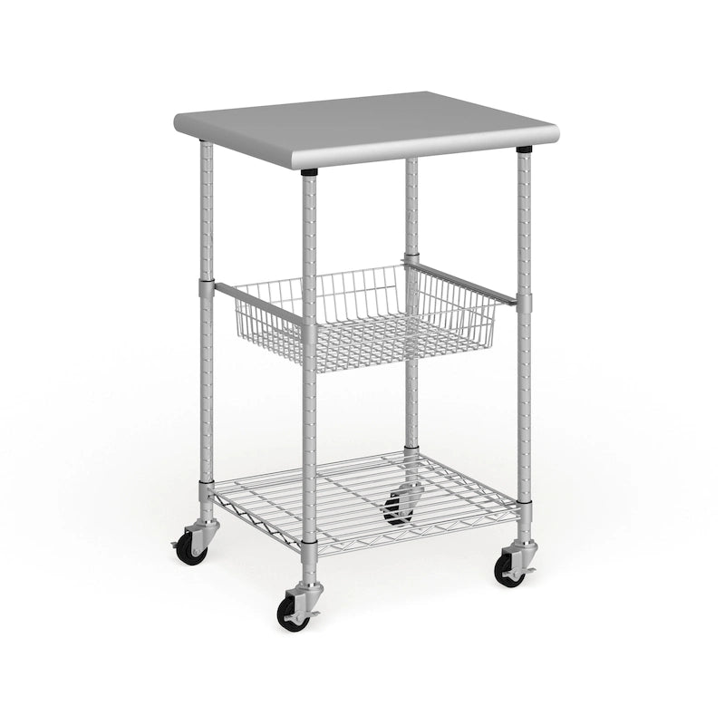 Allerton Stainless Steel Kitchen Work Table Cart
