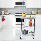 Allerton Stainless Steel Kitchen Work Table Cart