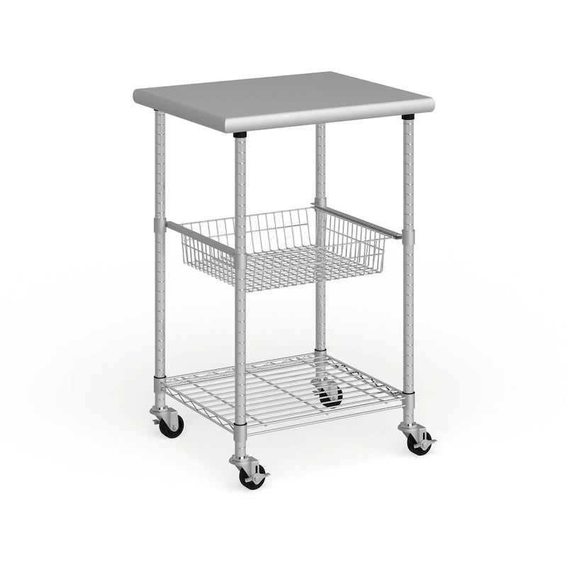 Allerton Stainless Steel Kitchen Work Table Cart