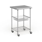 Allerton Stainless Steel Kitchen Work Table Cart