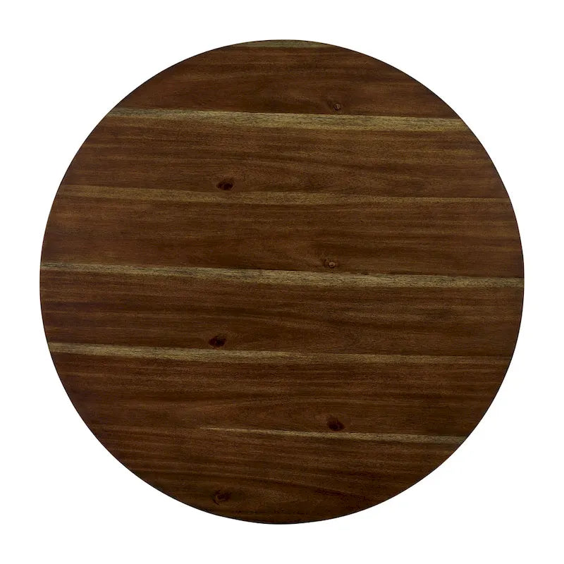 Dohl Transitional Walnut 5-Piece Dining Table Set by Furniture of America