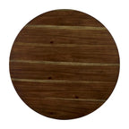 Dohl Transitional Walnut 5-Piece Dining Table Set by Furniture of America