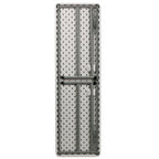18W x 60L Rectangular Granite White Plastic Folding Training Table