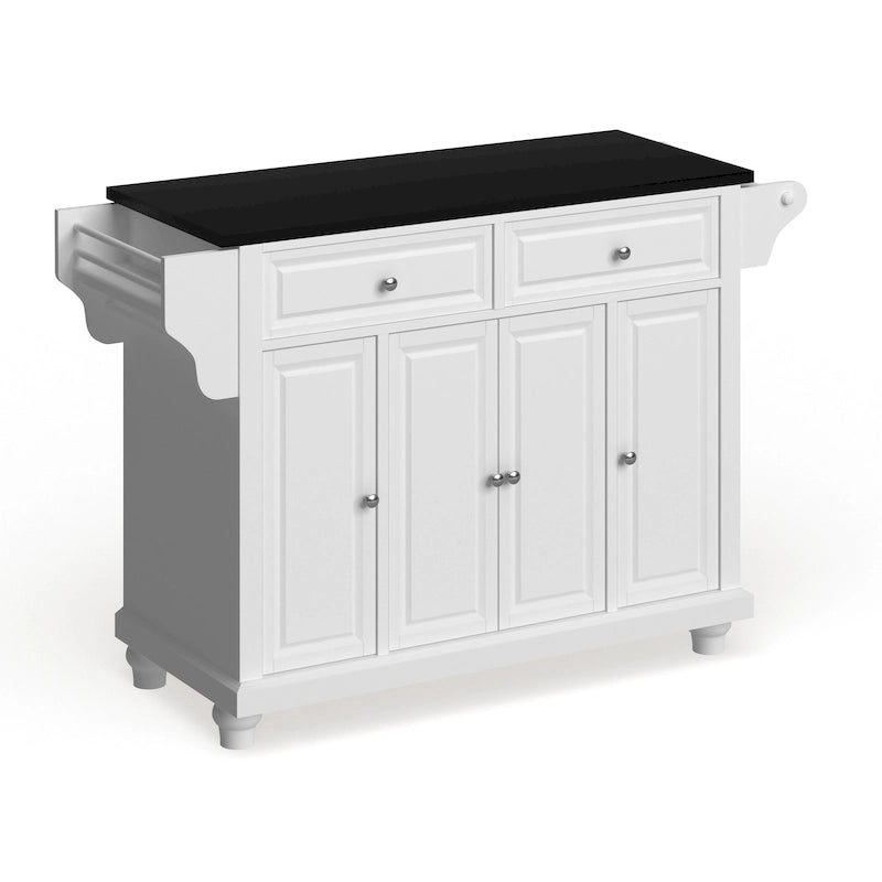 Cambridge Granite Top Full Size Kitchen Island/Cart - 18d x 51.5w x 36h