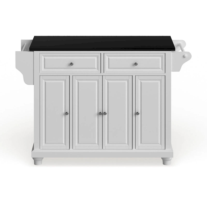 Cambridge Granite Top Full Size Kitchen Island/Cart - 18d x 51.5w x 36h