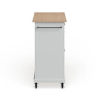 Compact Wood Top Kitchen Cart - 31W x 18D x 35.5H