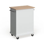 Compact Wood Top Kitchen Cart - 31W x 18D x 35.5H