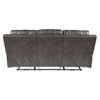 Erlangen Contemporary Power Reclining Sofa with Adjustable Headrest Midnight