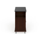Full Size Solid Black Granite Top Kitchen Cart - 18d x 51.5w x 36h