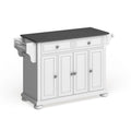 Crosley Alexandria Stainless Steel Top Full Size Kitchen Island/Cart - 18d x 51.5w x 34h