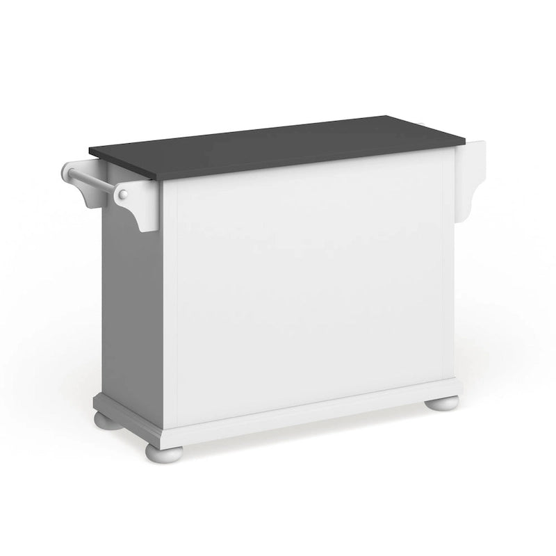 Crosley Alexandria Stainless Steel Top Full Size Kitchen Island/Cart - 18d x 51.5w x 34h