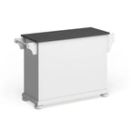 Crosley Alexandria Stainless Steel Top Full Size Kitchen Island/Cart - 18d x 51.5w x 34h
