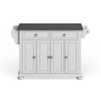Crosley Alexandria Stainless Steel Top Full Size Kitchen Island/Cart - 18d x 51.5w x 34h