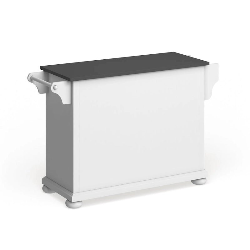 Crosley Alexandria Stainless Steel Top Full Size Kitchen Island/Cart - 18d x 51.5w x 34h