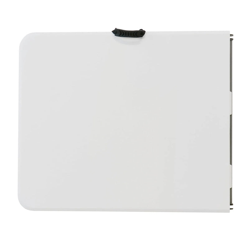 6 Foot Plastic Folding Table in White