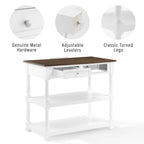 Caitlyn Wood Top Kitchen Island - 23.63d x 42w x 36.25h