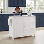 Soren Stainless Steel Top Kitchen Island/Cart - 18.13d x 42.13w x 37.5h