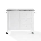 Soren Stainless Steel Top Kitchen Island/Cart - 18.13d x 42.13w x 37.5h