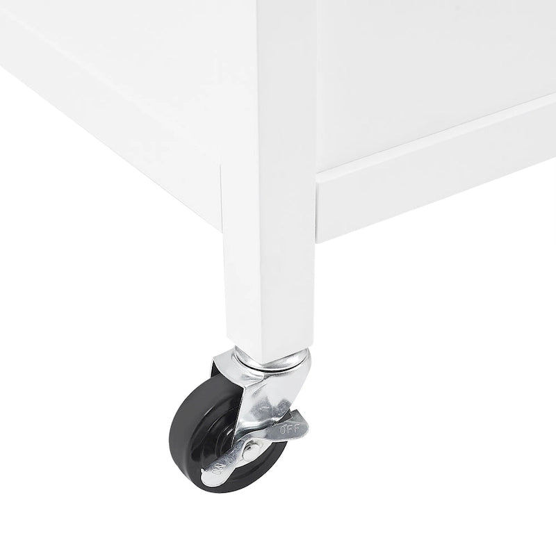 Soren Stainless Steel Top Kitchen Island/Cart - 18.13d x 42.13w x 37.5h