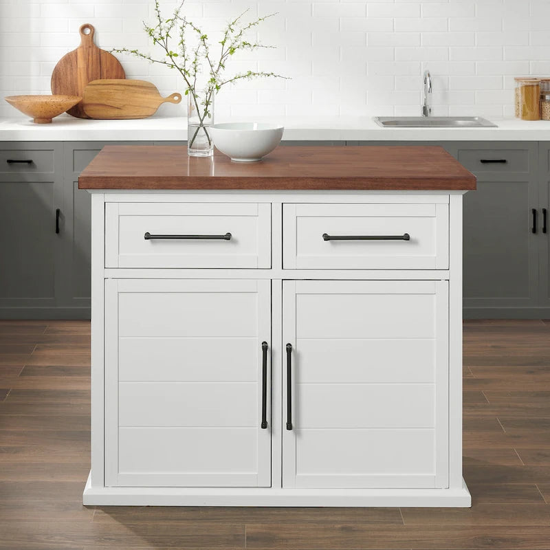 Bartlett Wood Top Kitchen Island - 27d x 42w x 36h