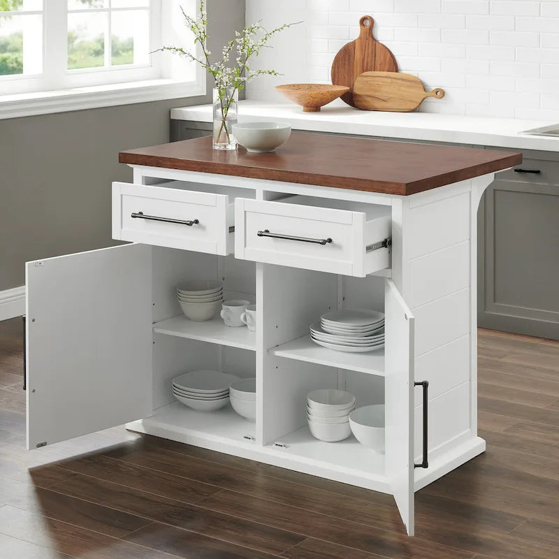 Bartlett Wood Top Kitchen Island - 27d x 42w x 36h