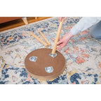 2-Piece Nestable End Tables for Living Room, Bedroom and Small Spaces