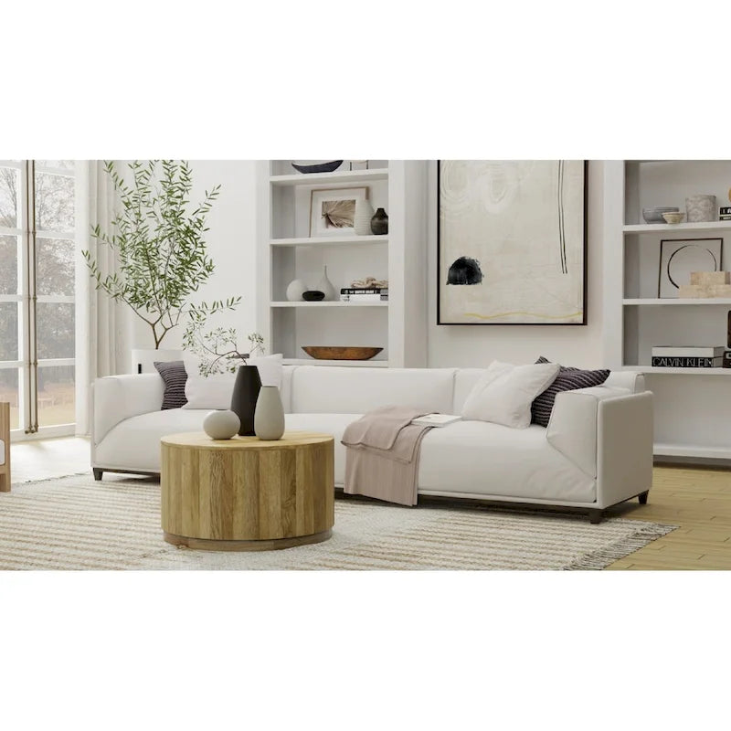 Carolina Living Krissa 30 Round Mango Wood Coffee Table
